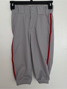 Adidas Icon Pro Knee Length Boys Baseball Pants with Piping Size Small GQ9144